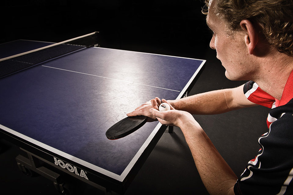 ping-pong service tafel tennis