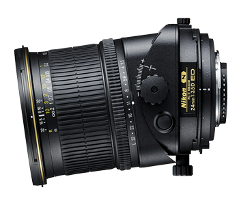 Nikon Nikkor pc-e 24mm f/3.5 ED Tilt-Shift wide angle lens