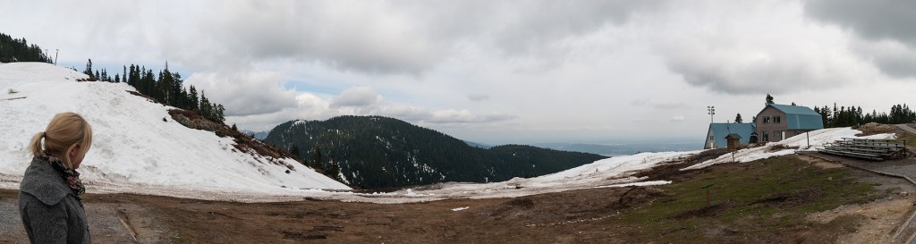 Grouse Mountain, BC panorama photo