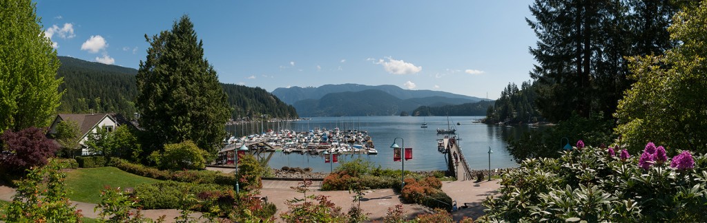 Deep Cove, BC panorama stitched photo