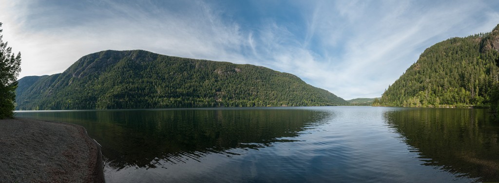 Random lake on Vancouver Island, BC, Canada