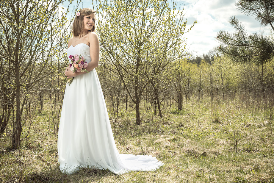 Bruidsjurken fotograferen op locatie