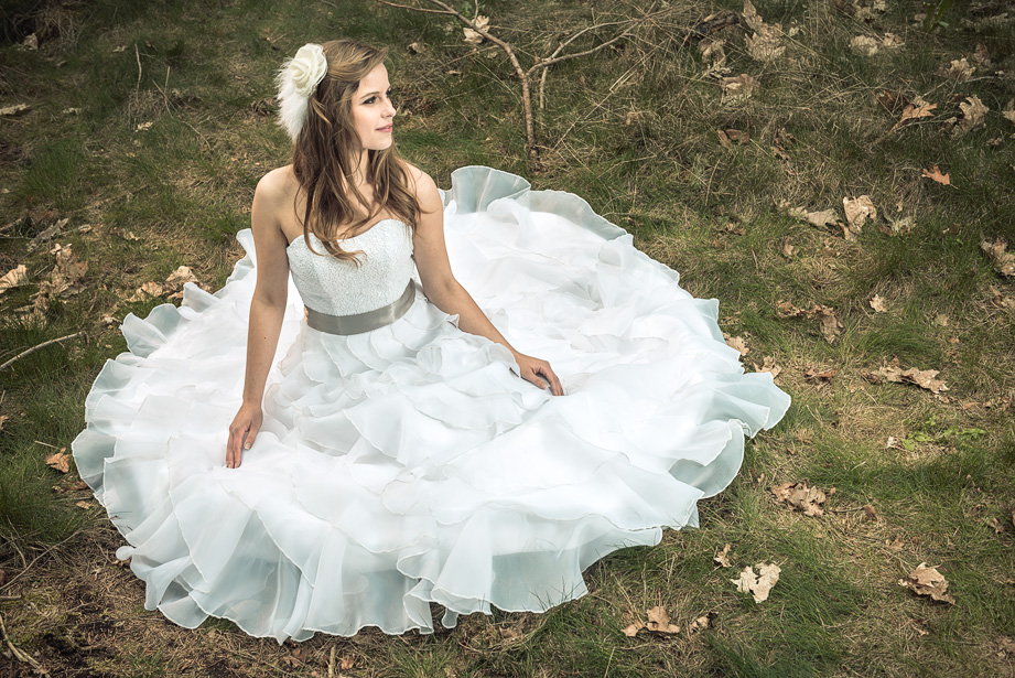 Bruidsjurken fotograferen op locatie