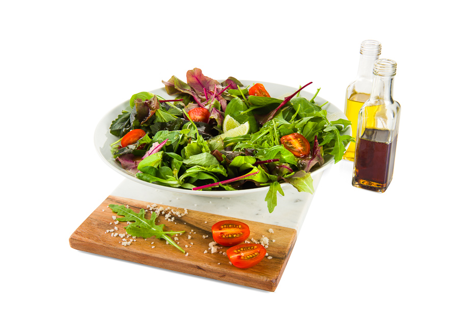 foodstyling van sla salade